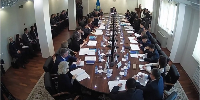 Состоялось расширенное заседание коллегии Министерства юстиции Республики Казахстан по итогам деятельности за 2018 год